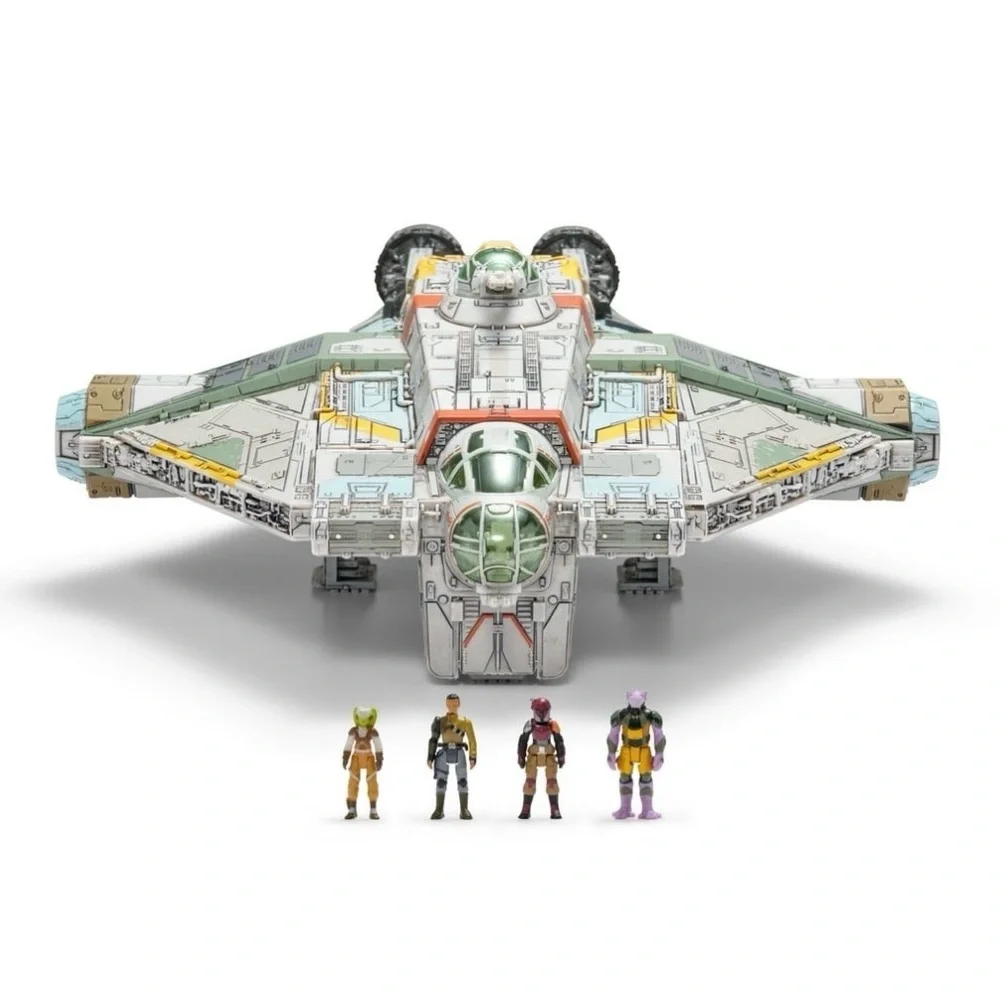 DISNEY STAR WARS Rebels Vehicle Micro Galaxy Ghost with Mini Figures. New !
